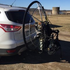 Paramotor Hitch Stand.