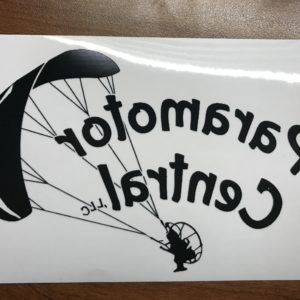 Paramotor Central window decals