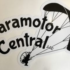 Paramotor Central large window decals