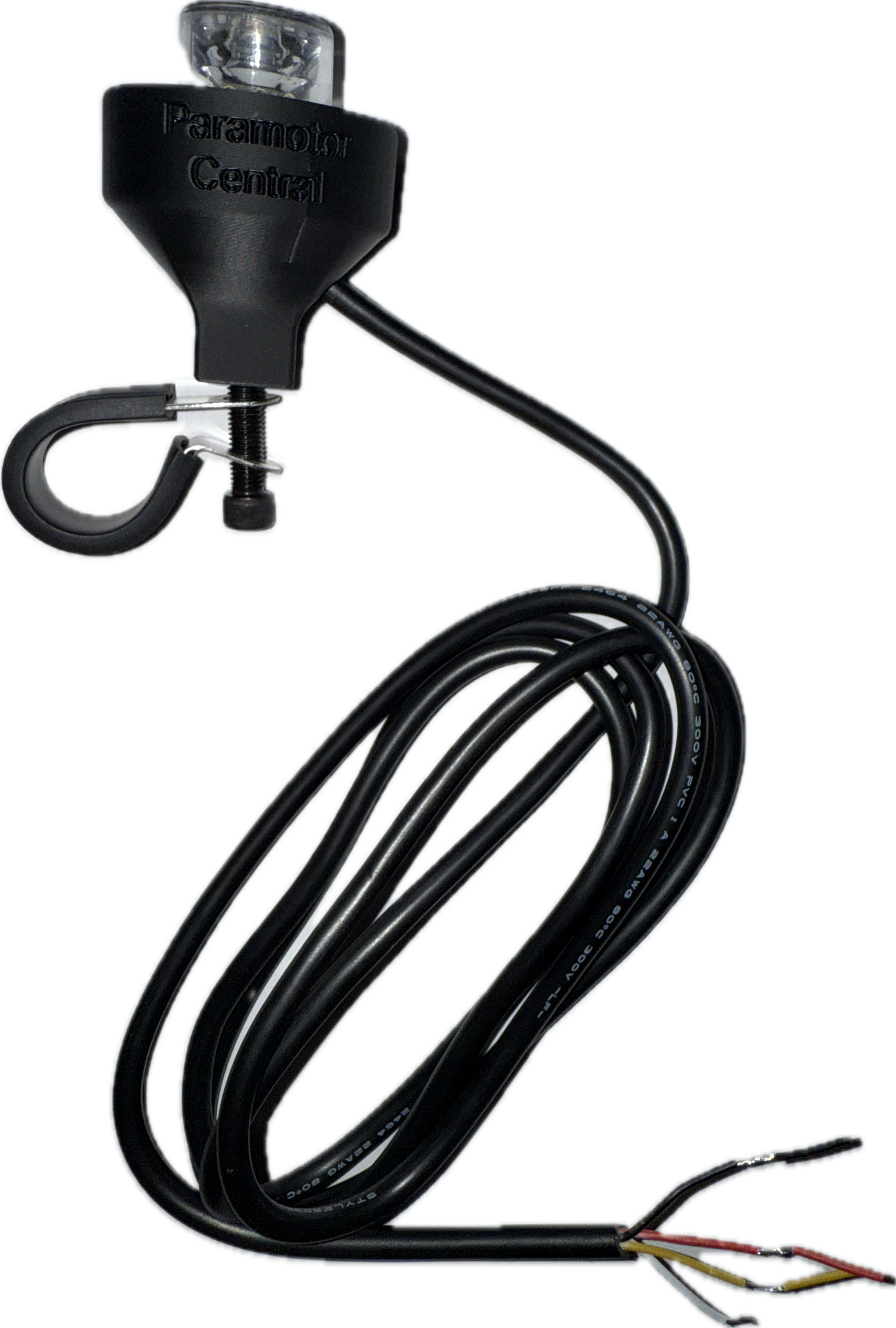 Paramotor Central LED Strobe Light – Bright Aviation Safety Beacon (12V–24V, IP67, Multi-Pattern)